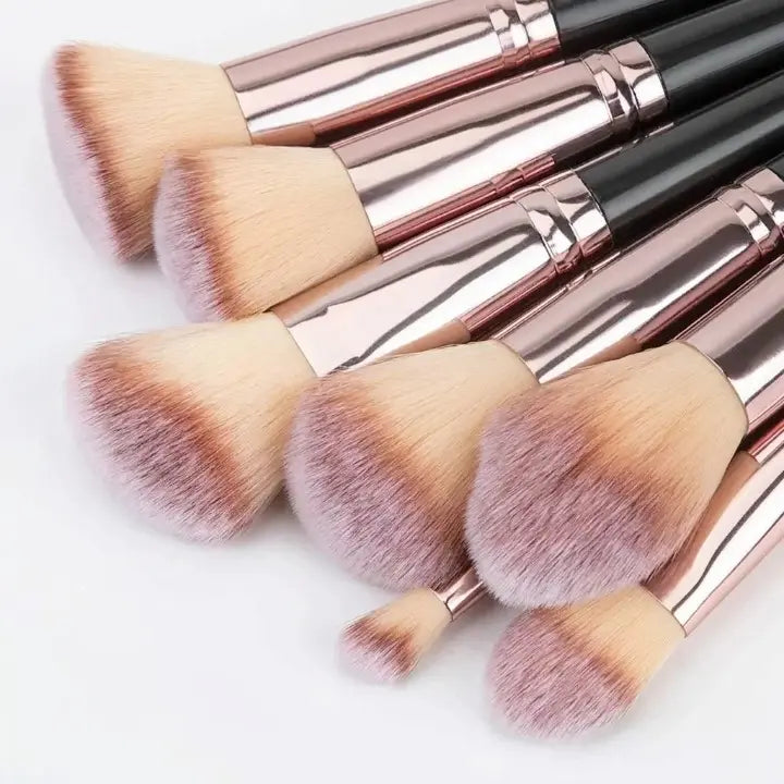 Set Pennelli Make-Up Professionali Ipoallergenici