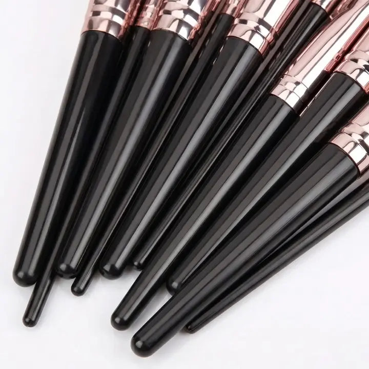 Set Pennelli Make-Up Professionali Ipoallergenici